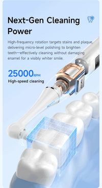 Electric Ultrasonic Teeth Whitening and Tartar Remover Kit