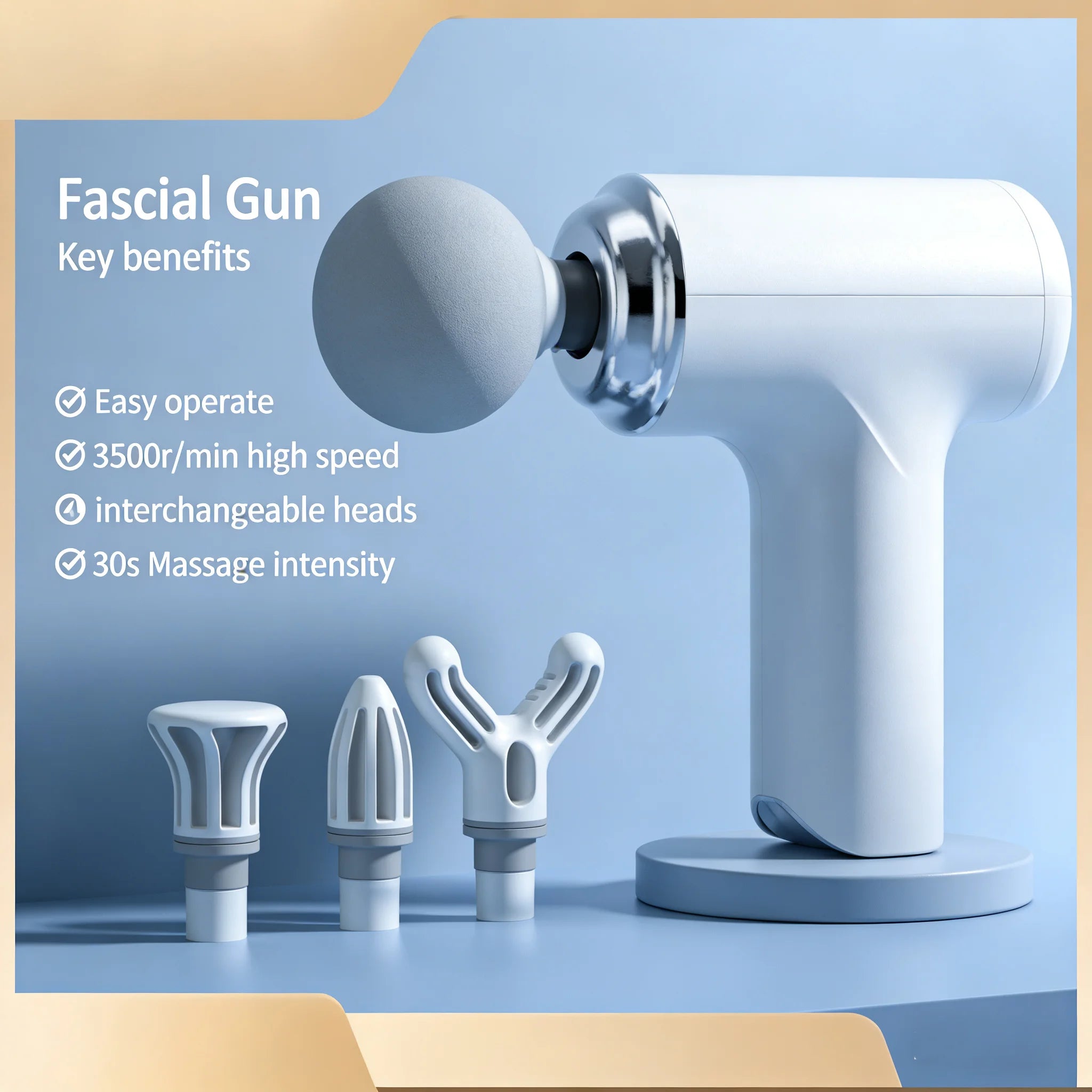 Portable Deep Tissue Percussion Massage Gun - 3