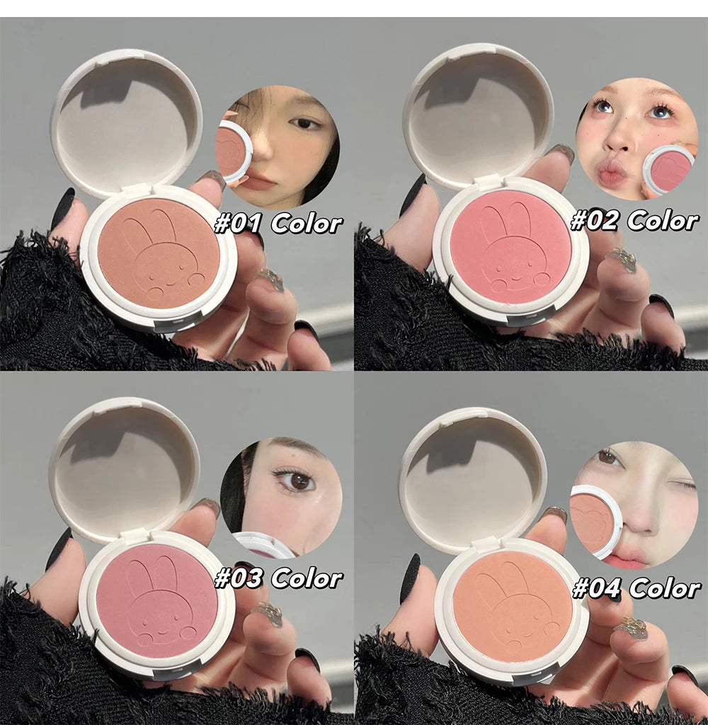 Matte Bunny Blush Palette for Natural Cheek Color - 14