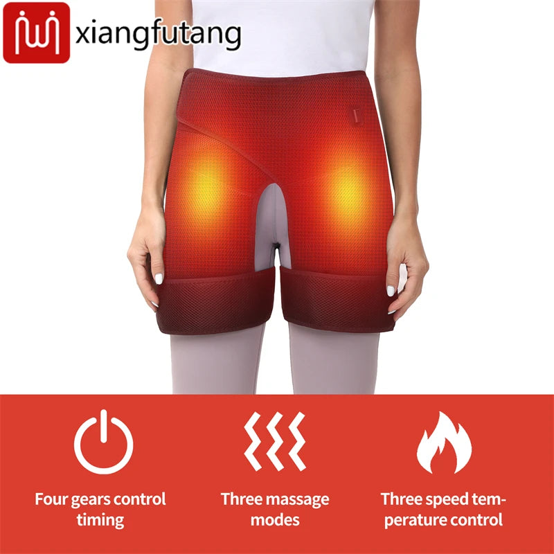 Heated Double Hip Support and Vibration Massager - 10