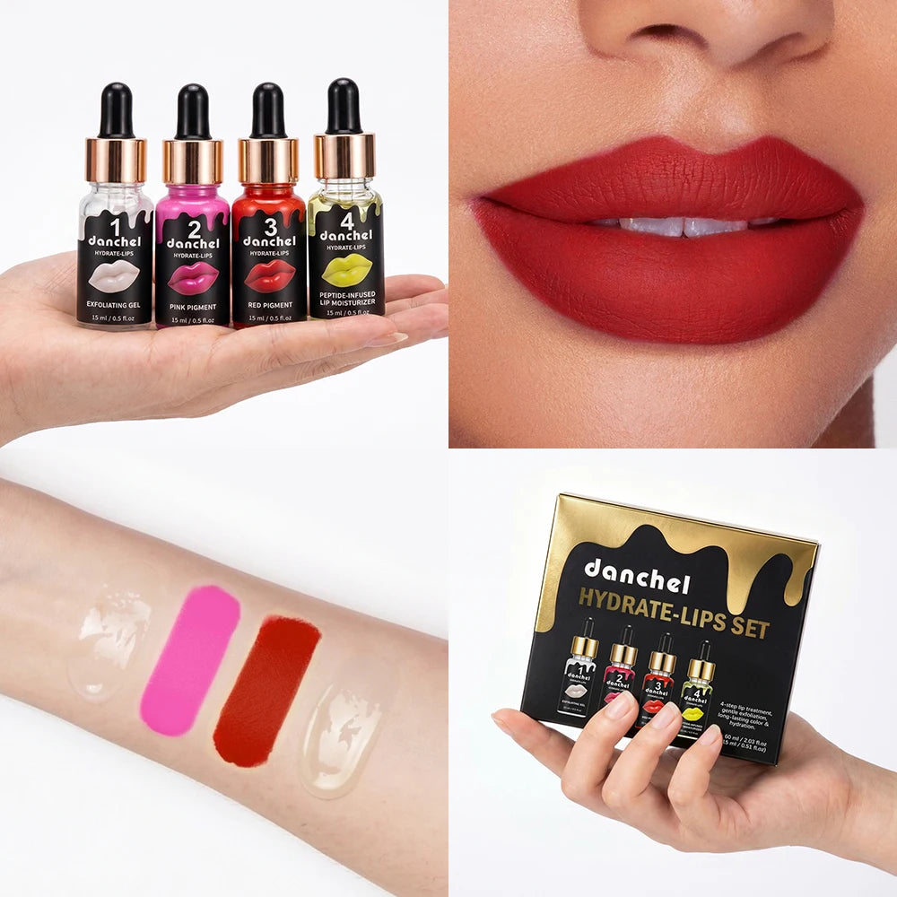 4-Step Hydrating Lip Care & Color Treatment Set - 21