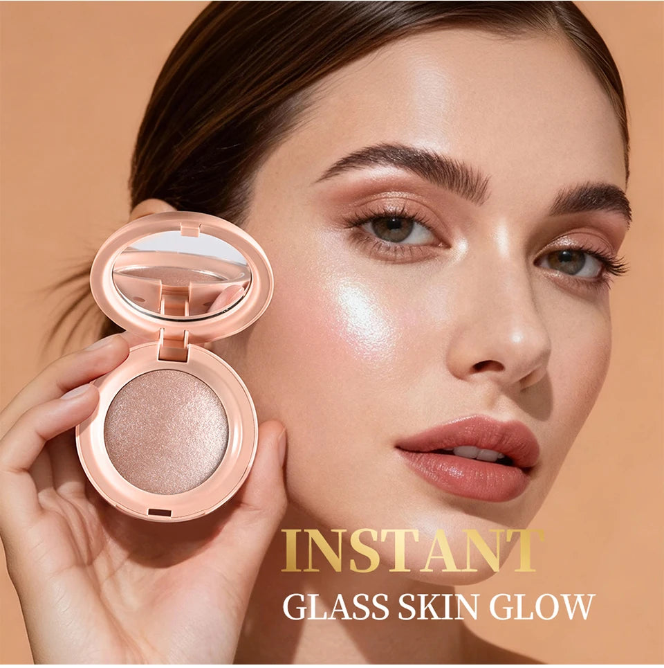 Silken Touch Shimmer Highlighter Powder for Radiant Glow - 13