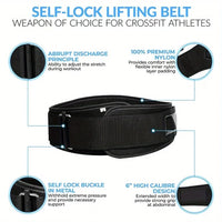 Adjustable Lumbar Support Belt for Weightlifting and Gym