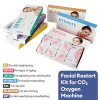 CO2 Oxygen Facial Treatment Capsule and Gel Kit