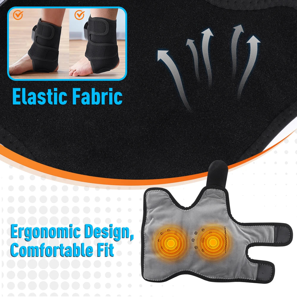 Portable Heated Vibration Leg and Foot Massager - 6