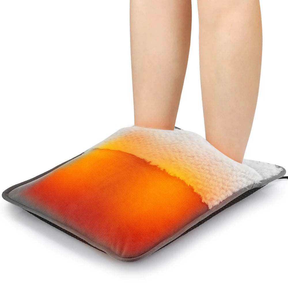 USB Heated Plush Foot Warmer Mat - 7