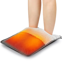 USB Heated Plush Foot Warmer Mat