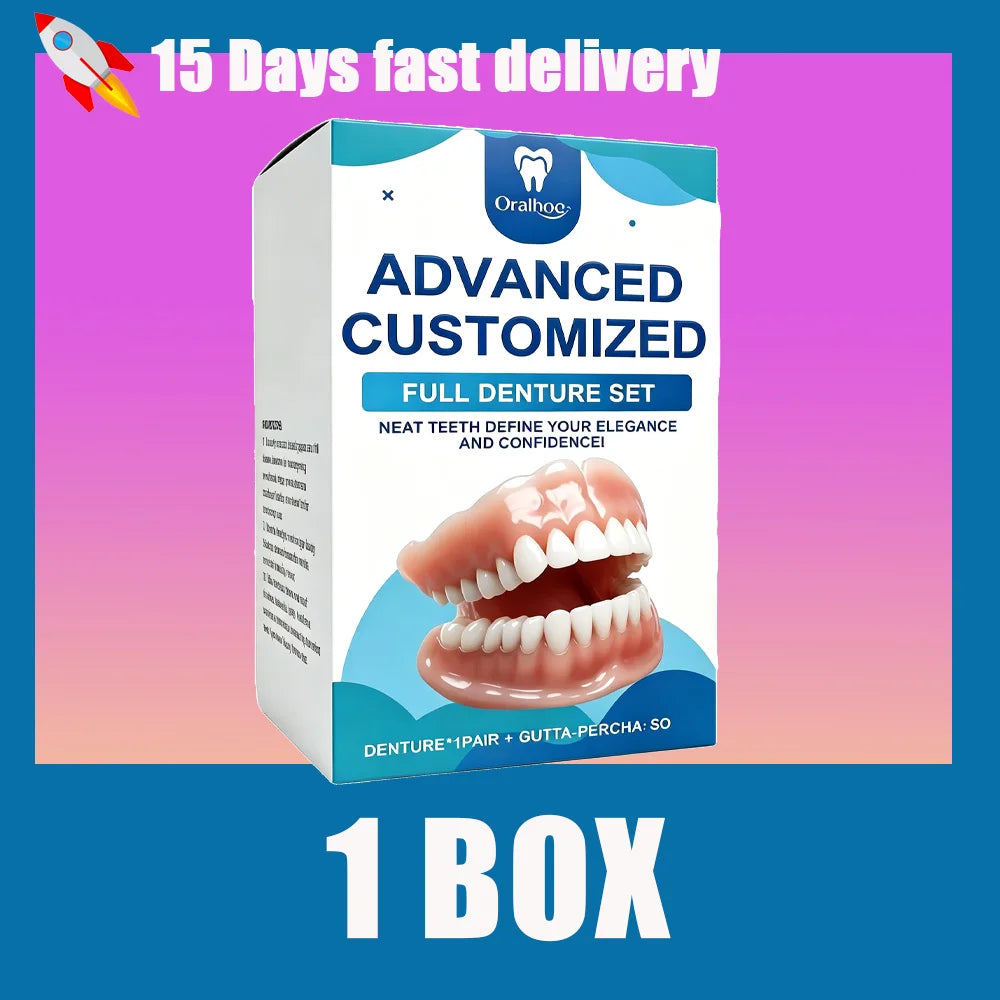 Realistic Temporary Denture Set for a Confident Smile - 14