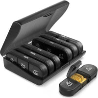 7-Day Stackable Weekly Pill Organizer for Daily Medication