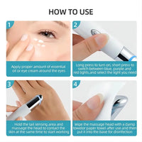 3-in-1 LED Eye Massager for Dark Circles and Puffiness