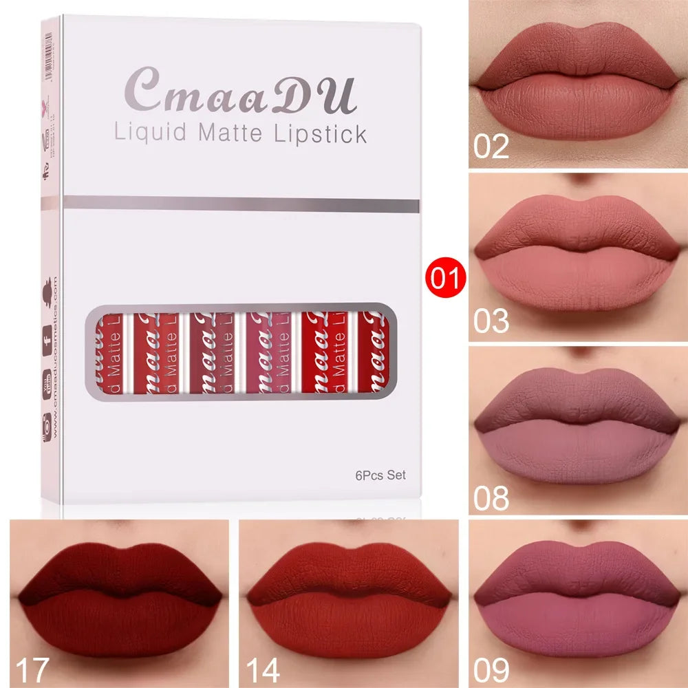 Matte Liquid Lipstick and Lip Gloss Collection Set - 38