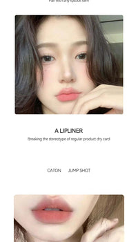 Dual-Ended Precision Lip Liner and Matte Lipstick Pen