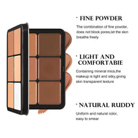 12-Color Creamy Blush and Contour Palette