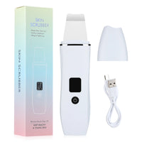Ultrasonic Facial Skin Scrubber for Deep Pore Cleansing
