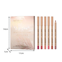 12-Color Waterproof Matte Lip Liner Pencil Set