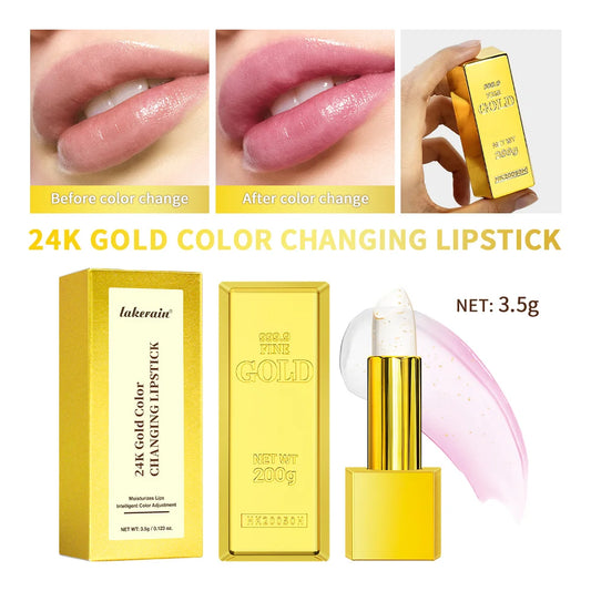 24K Gold Color Changing Moisturizing Lip Balm