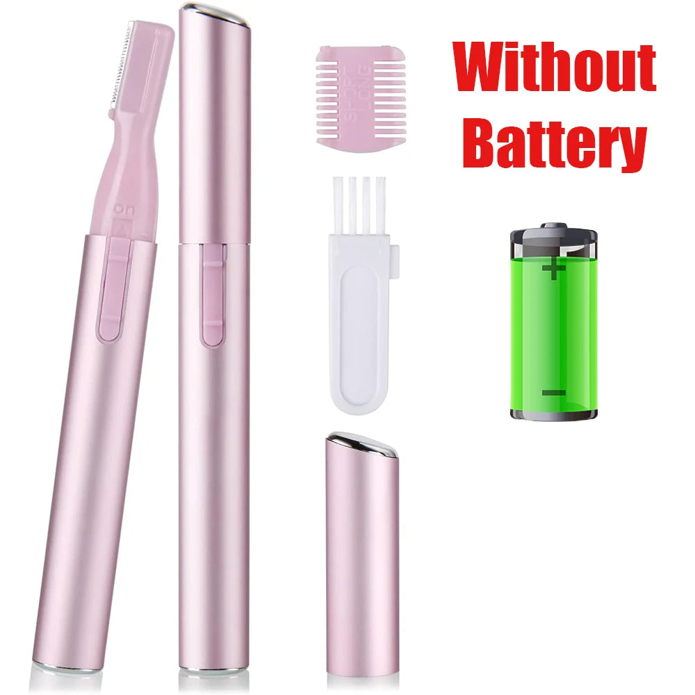 Portable Electric Eyebrow and Facial Hair Precision Trimmer - 19