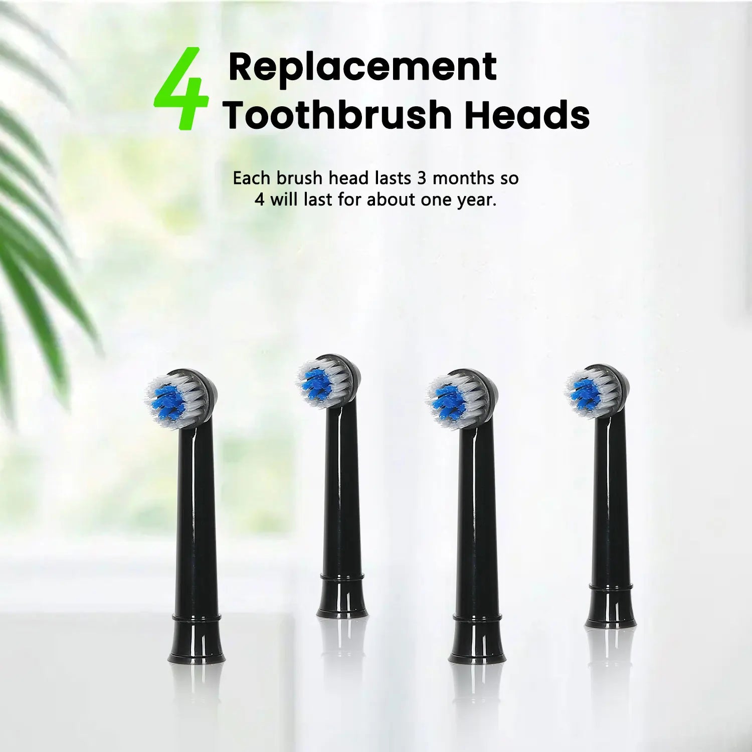Rechargeable Electric Toothbrush with 4 Replacement Heads - 11