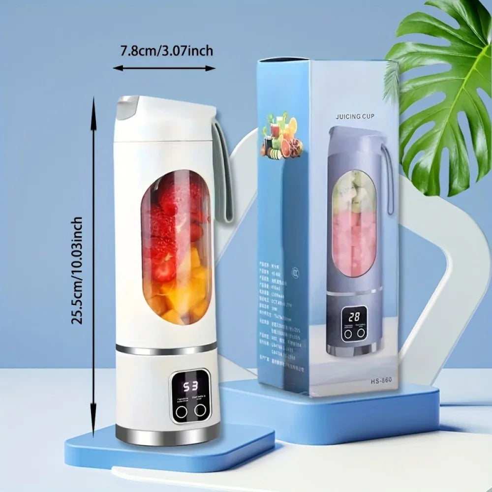 Portable USB Rechargeable Mini Blender with Digital Display - 1