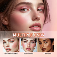 8-Color Cream Blush and Contour Palette