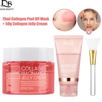Firming Collagen Peel-Off Mask and Jelly Cream Set