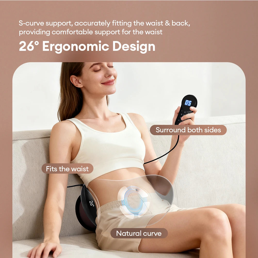 Electric Lumbar Traction Massage Device for Back Pain Relief - 11