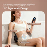 Electric Lumbar Traction Massage Device for Back Pain Relief