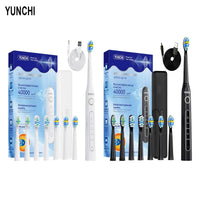 Ultrasonic Electric Toothbrush with 8 Brush Heads