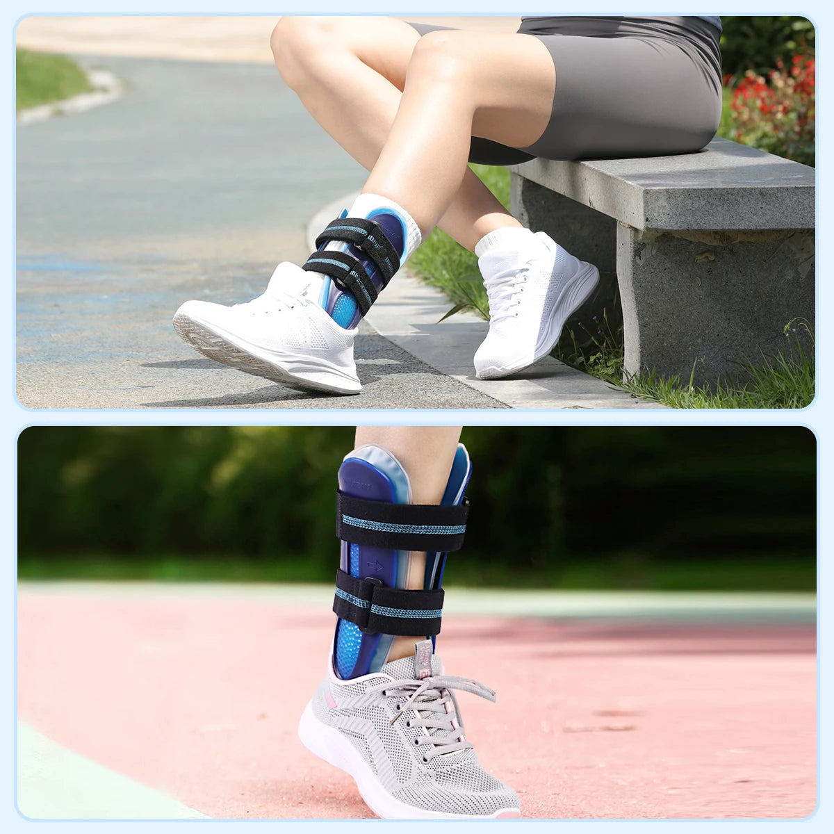 Adjustable Stirrup Ankle Brace for Sprains and Recovery - 19