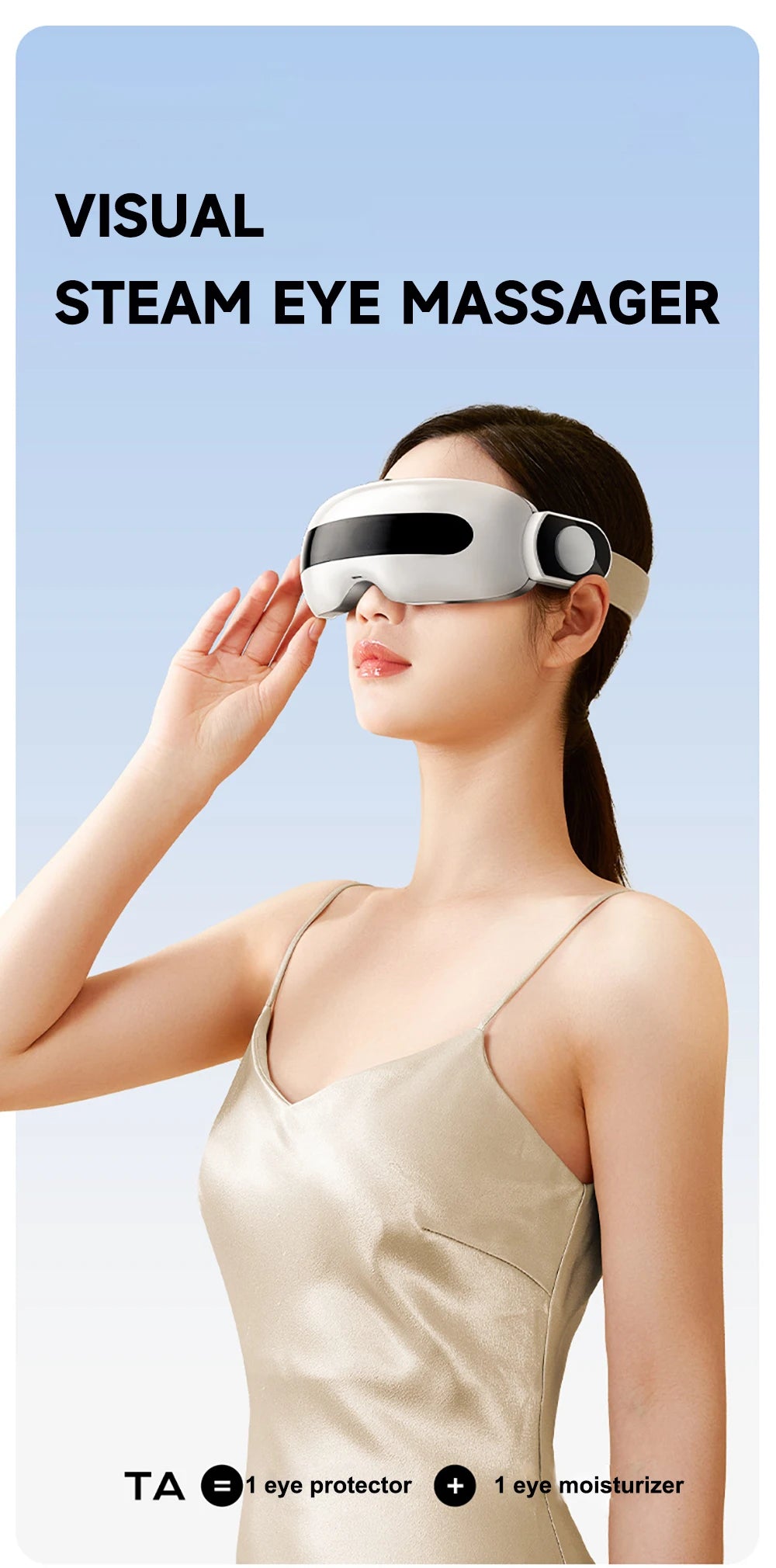 Smart Steam Eye Massager for Fatigue and Dry Eyes - 7