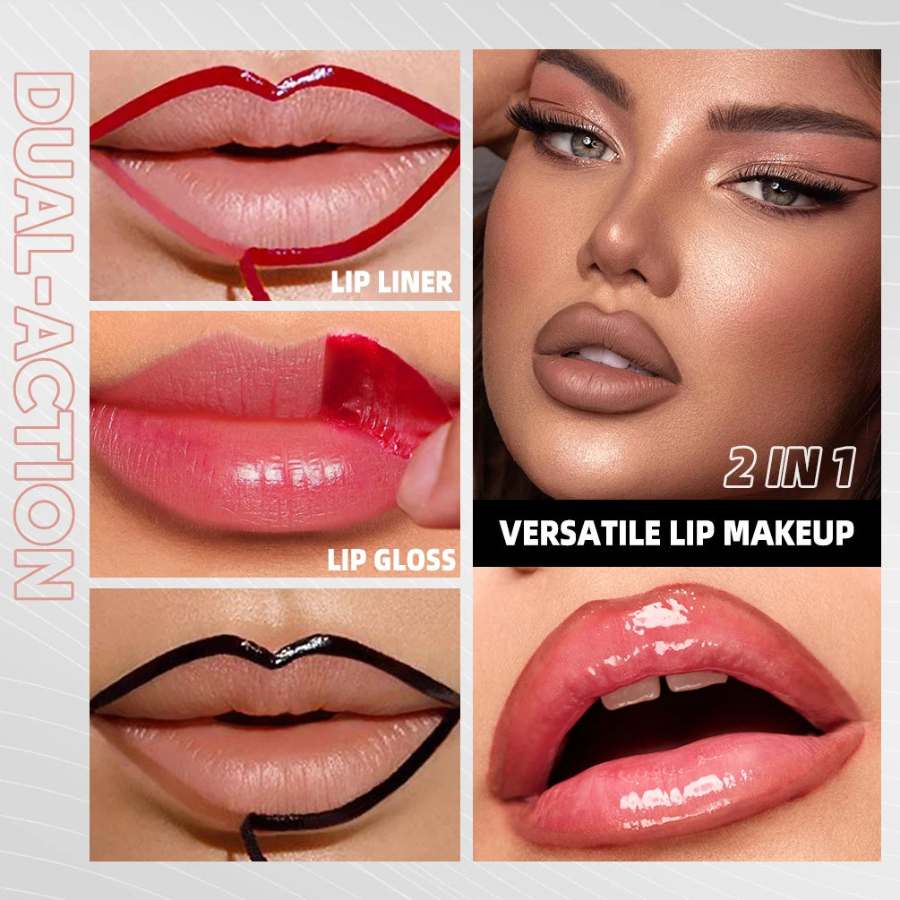 Waterproof Peel-Off Matte Lip Liner Stain - 3