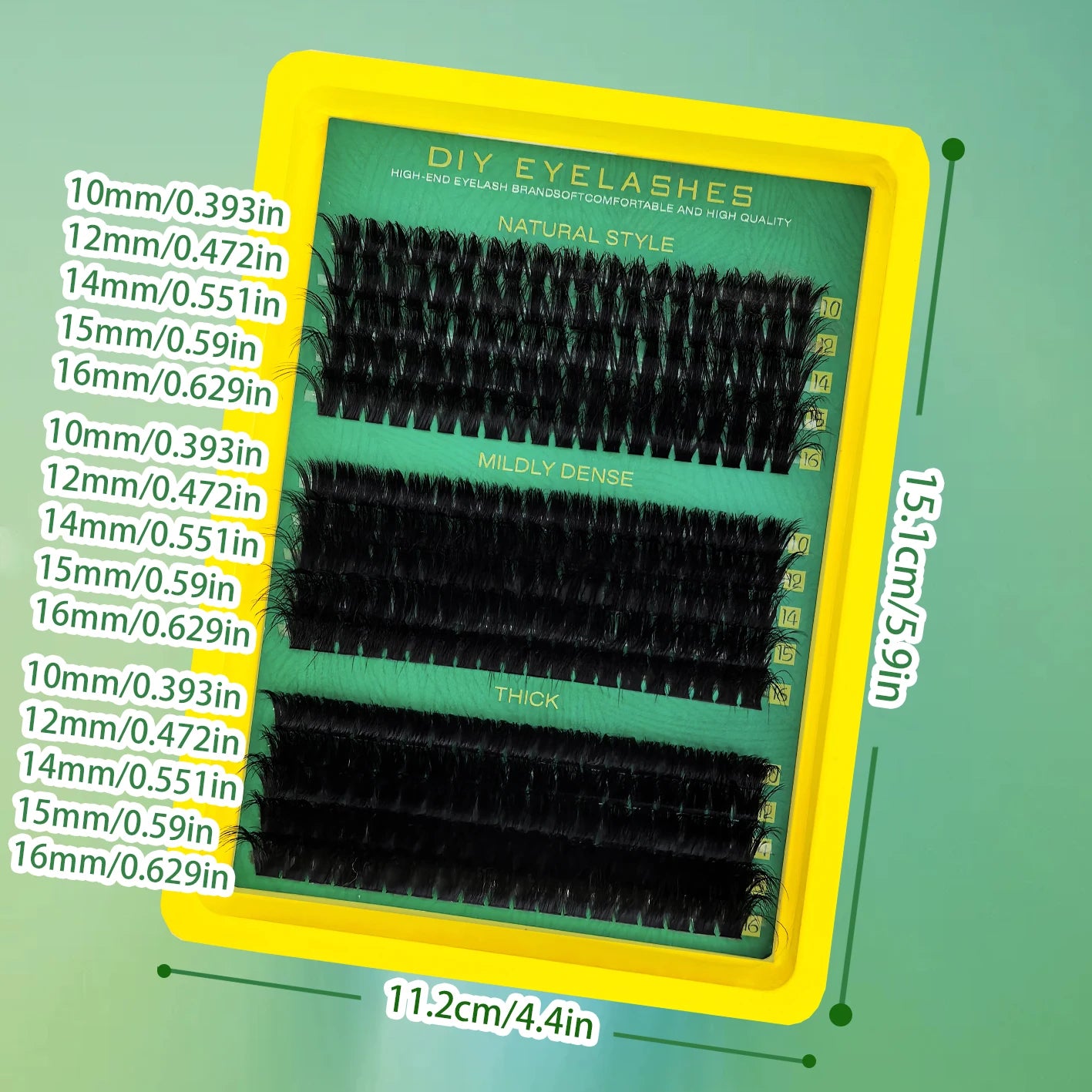 DIY Mega Volume Eyelash Cluster Extension Kit - 7