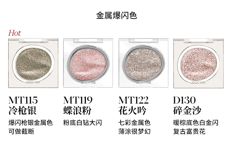 Single Color Matte and Glitter Highlighter Blush Palette - 27
