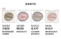 Single Color Matte and Glitter Highlighter Blush Palette