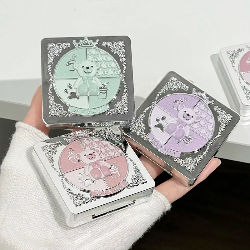 5-Color Shimmer and Matte Eyeshadow Palette - 2