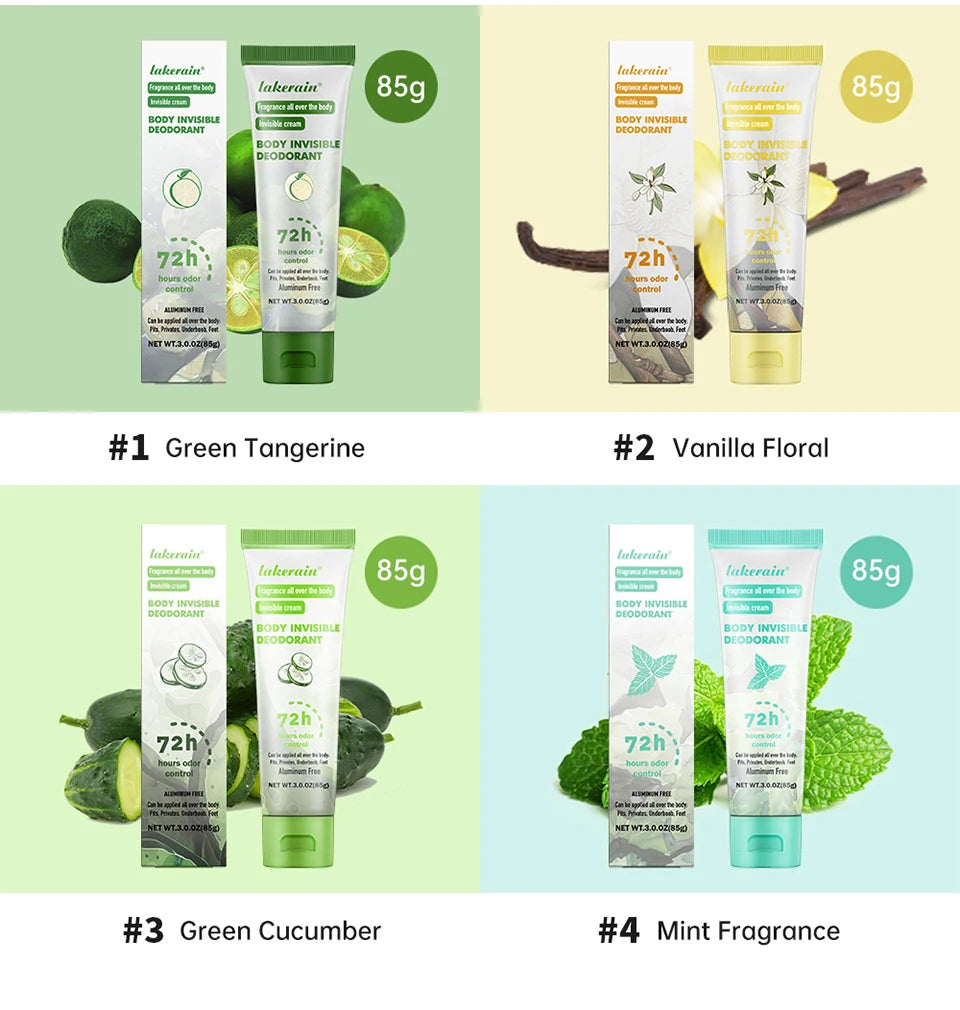 All-Day Invisible Full Body Deodorant Cream - 10