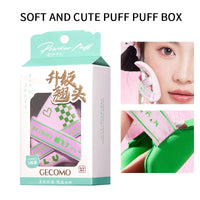 Adorable Curved-Head Makeup Sponge Puff Set