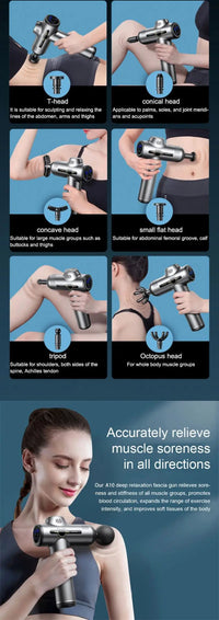 Professional Deep Tissue Percussion Muscle Massage Gun