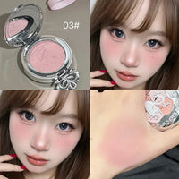 Long-Lasting Matte Pink Powder Blush for Natural Glow
