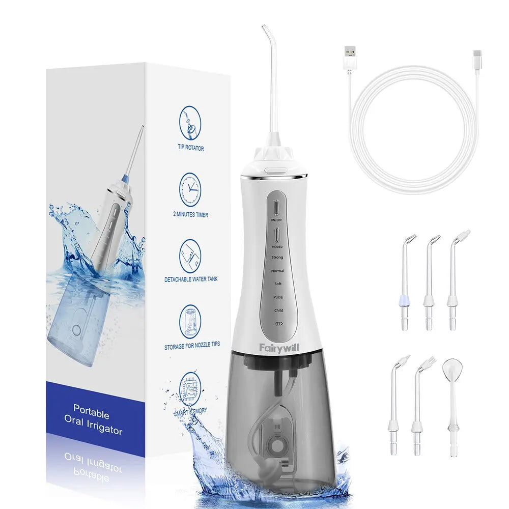 Portable Cordless Water Flosser for Deep Teeth Cleaning - 16