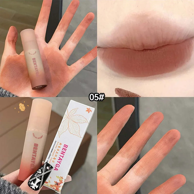 Velvet Matte Lip Mud Tint for Long-Lasting Soft Focus Finish - 24