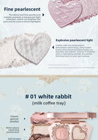 6-Color Matte and Shimmer Eyeshadow Palette