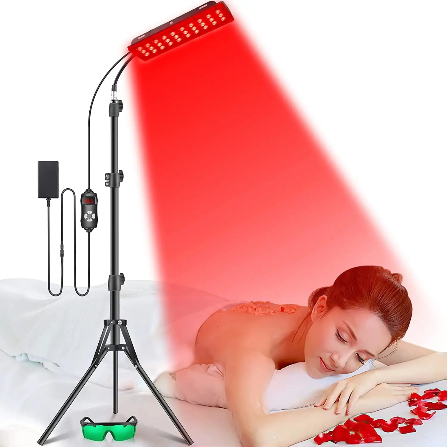 Red Light Therapy Panel with Adjustable Floor Stand - 7