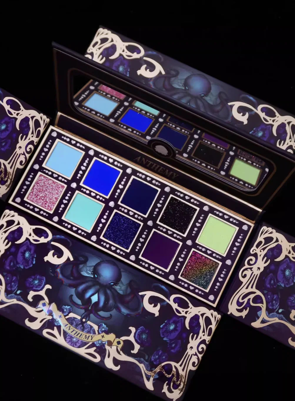 10-Color Waterproof Shimmer Eyeshadow Palette - 25