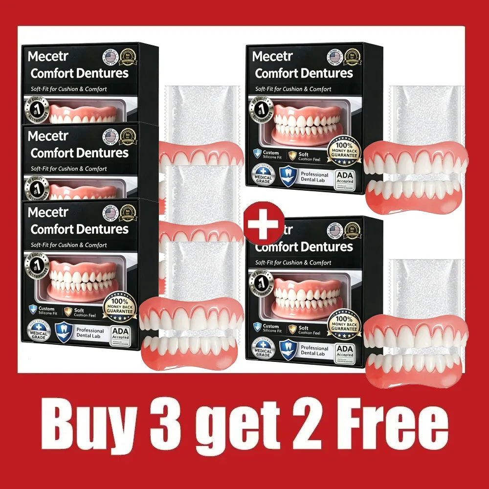 Instant Comfort Fit Cosmetic Dentures for Natural Smile - 11