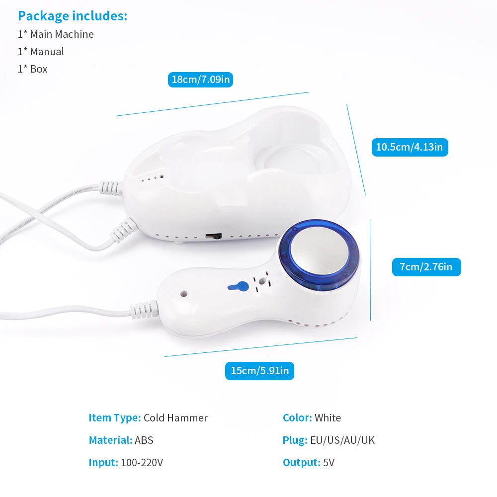 Cold Hammer Skin Cooling & Photon Therapy Device - 18