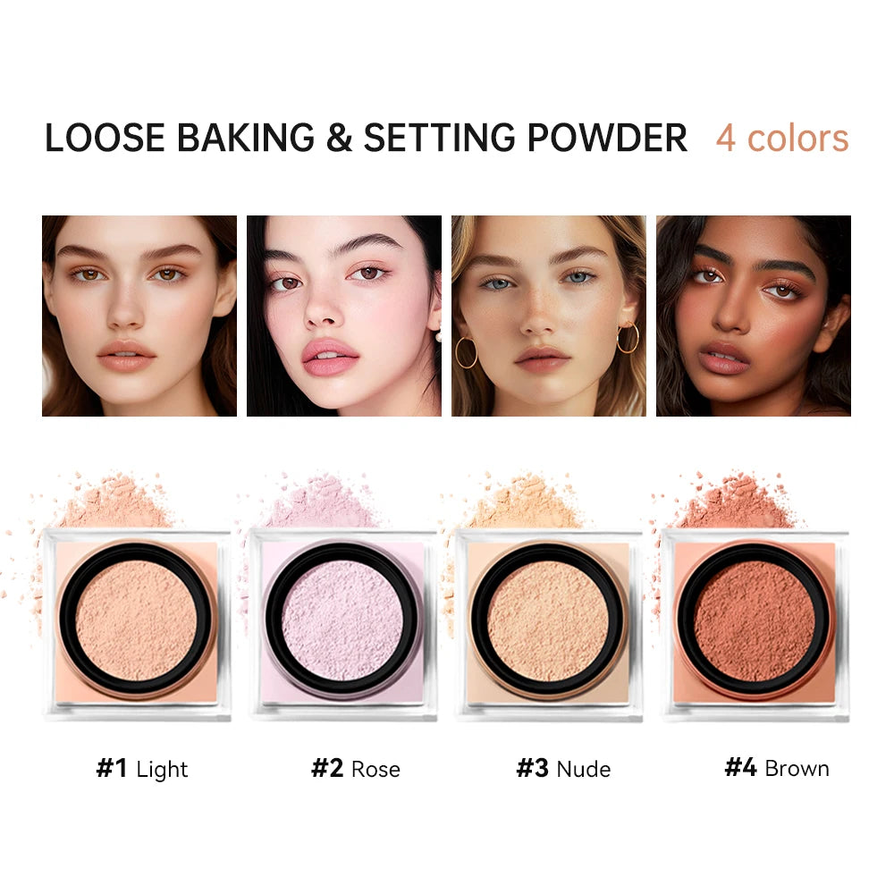 Matte Loose Baking and Setting Powder for Flawless Finish - 3