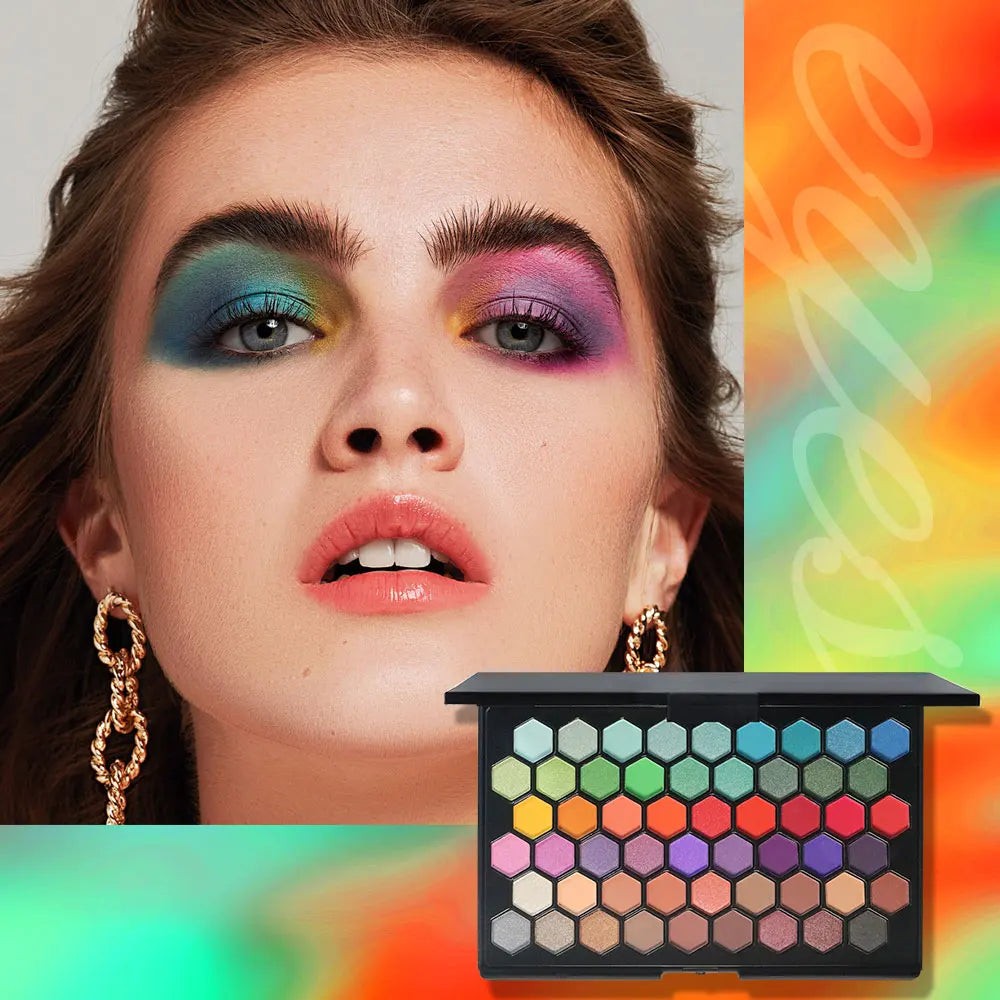 54-Color Professional Eyeshadow Palette for Every Occasion - 4