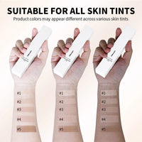 Full Coverage Color-Changing Cream Foundation Stick with Built-in Brush