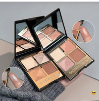 4-Color Versatile Eyeshadow Palette for Daily Makeup
